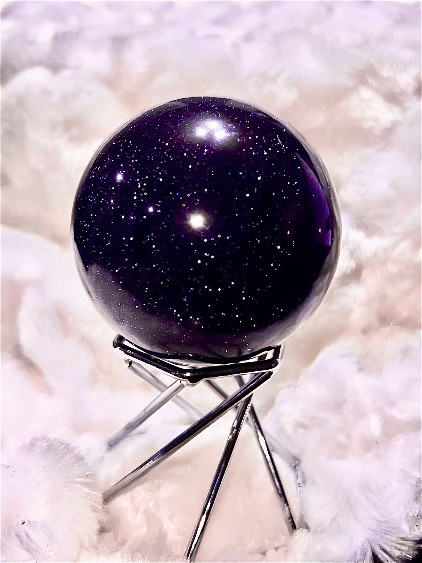 Blue Sunstone Sphere