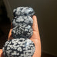 Snowflake Obsidian Palm Stone