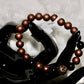 Copper Beads and Stone 8mm Bracelet