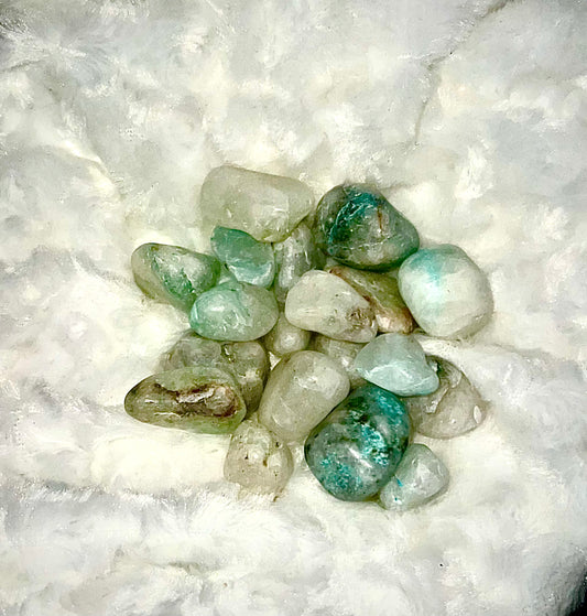 Quartz with Chrysocolla Stone