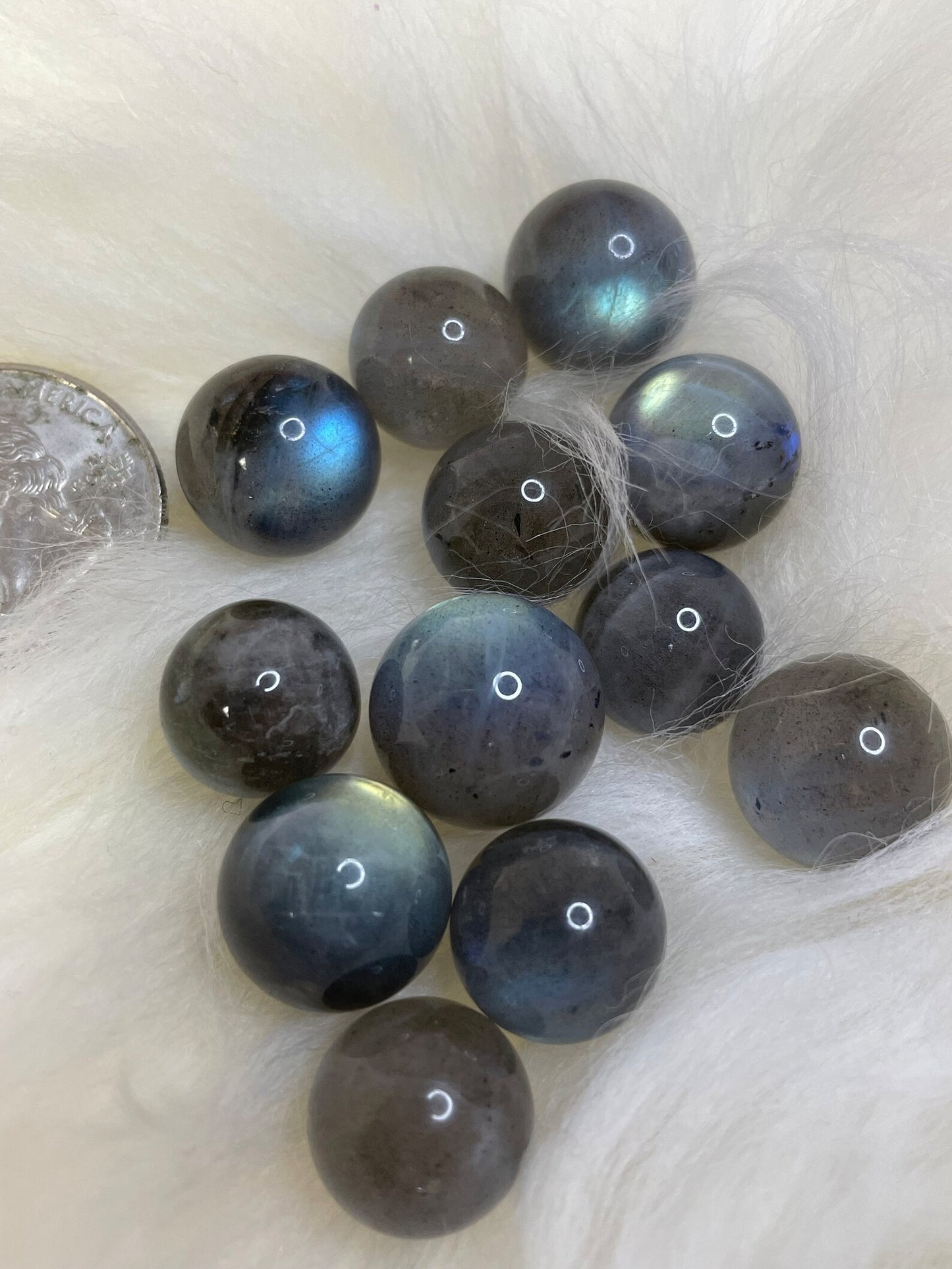 Mini Labradorite Spheres